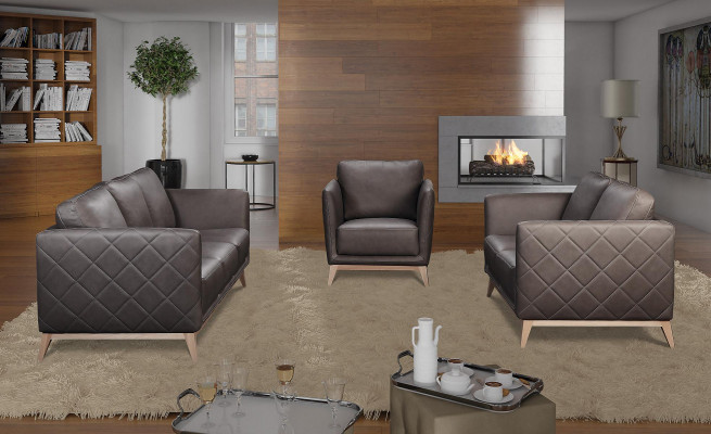 Driepersoonsbank Bank Bekleding Moderne Design 3-zits Banken Kamermeubels