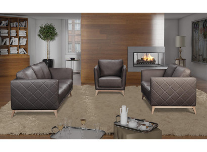 Leder Design Bankbekleding Zitje 2+1+1 Montagebankstel Bankstellen Kunstleder Set