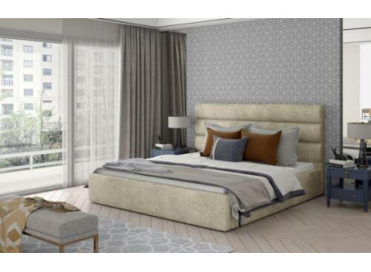 Ontwerper bed gestoffeerd bed koninklijk bed tweepersoonsbed slaapkamer NIEUW