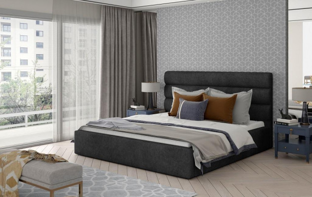 Ontwerper bed gestoffeerd bed koninklijk bed tweepersoonsbed slaapkamer NIEUW