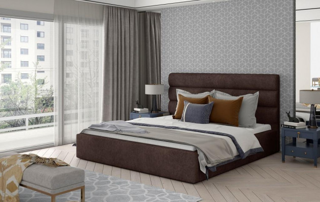 Ontwerper bed gestoffeerd bed koninklijk bed tweepersoonsbed slaapkamer NIEUW