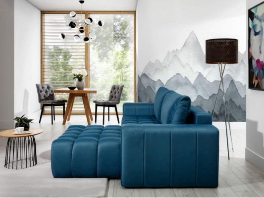 Hoekbank Grijs Stof L Vorm Bank Ontwerp Bank Bekleding Stof Moderne Set