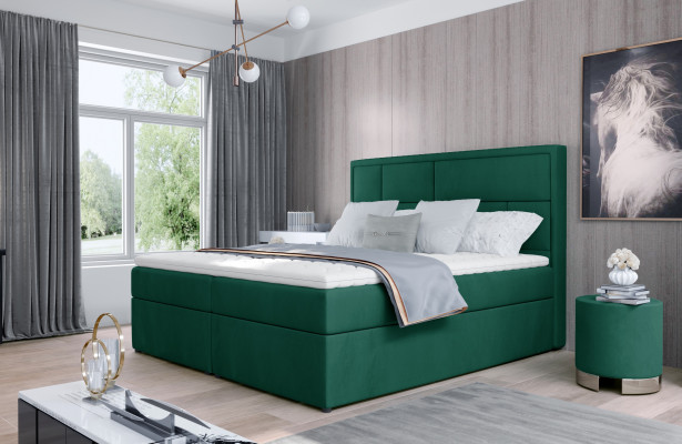 Luxe bed van fluweel 180x215 klassiek slaapkamer Italiaanse meubels
