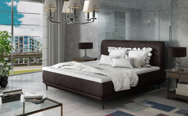 Ontwerper gestoffeerd bed bedden tweepersoonsbed decoratie echtelijke bed ontwerper bed NIEUW