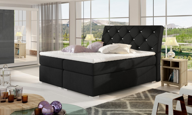 Bedframe Chesterfield Bed Gestoffeerd Bed Tweepersoonsbed Groot XXL Designer Bed Nieuw