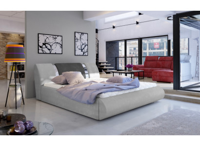 Luxueuze slaapkamer beddecoratie met kussens in 180x200 cm dubbel hotelbedontwerp.