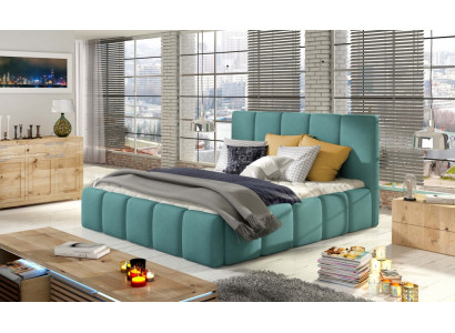 Bed met gestoffeerde matrassen Bedden Bed Gestoffeerd Hotel Designer Dubbel Decoratie Luxe Ontwerp