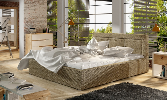 Ontwerper Bed Slaapkamer Luxe Bedden Textiel Hotel Luxe Bekleding