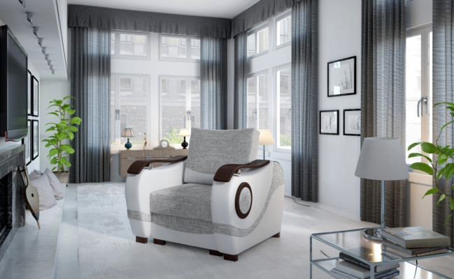 Ontwerper Moderne Gestoffeerde TV Fauteuil Bank Bank 1 Zits Designer Banken