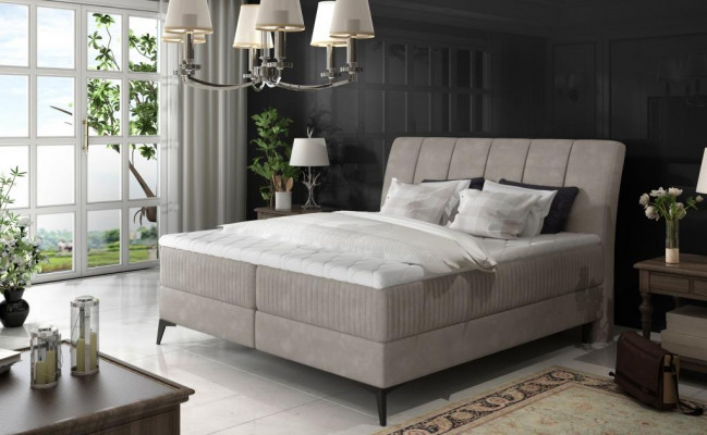 Polsterontwerp Bed Luxe Dubbel Hotelbedden Tweepersoons Slaapkamer Textiel 180x200cm