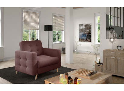 Stoel Designer Stoel Bekleding Relax Stof Textiel Lounge Nieuw TV 1-Zits