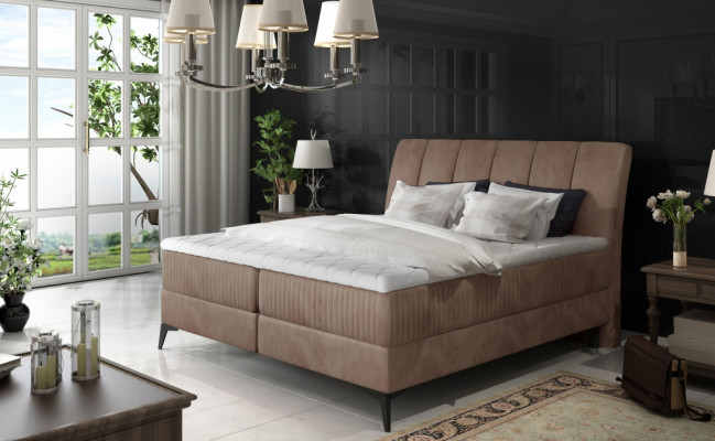 Boxspring bedden bed bedbekleding ontwerper hotel tweepersoons decoratie luxe ontwerp
