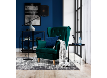 Lounge oor fauteuil Club design meubels TV bank stoel fluwelen bekleding zitplaats nieuw