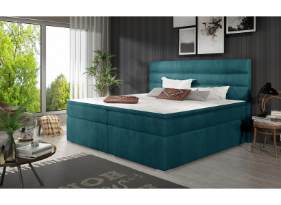 Luxe slaapkamer bed bekleding decor ontwerp luxe tweepersoons hotelbedden.