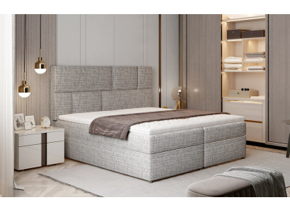 Luxe designer gestoffeerd bed bedden designerbed boxspring textiel 180x200