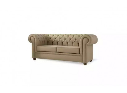 Chesterfield tweezits kantoorinrichting luxe studeerkamermeubilair gestoffeerde bank