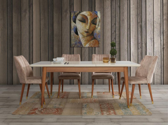 Eettafel Eetkamer Stijl Modern Ontwerp Tafel Hout Meubels Luxe Tafels