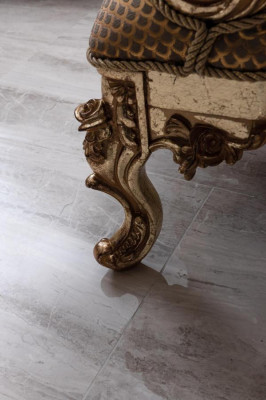 Fauteuil Woonkamer Klassiek Design Fauteuil Goud Luxe Woonkamer Textiel