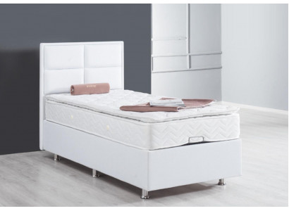 Boxspringbed eenpersoonsmeubels bedden 120x200cm met matras dubbel