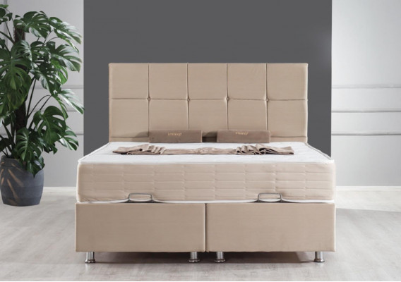 Luxe boxspring bed dubbele bedden slaapkamermeubels 120x200cm.