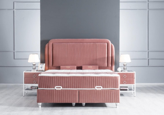 Nachtkastje Roze Console Moderne Nachtkastjes Ontwerp Nachtkastjes 1x