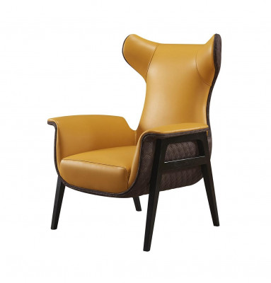 Ontwerp fauteuil 1-zits 70 x 90 cm Woonkamer Eenzits Bank Sofa Lounge Club