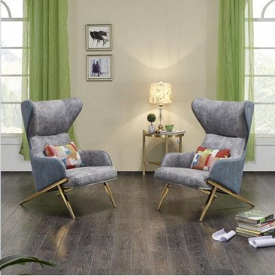 Woonkamer eenzitter bank bank lounge club hotel luxe moderne