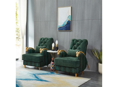 Fauteuil Ontwerp Slag Relax Club Lounge Stoel Bekleding Stof Leer