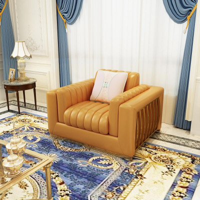 Fauteuil Ontwerp Bank Bank Relax Lederen Lounge Luxe TV Club Zits Kussen