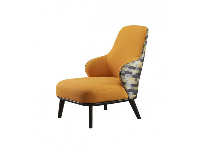 Moderne fauteuil gestoffeerde fauteuil oorbank bank designer clubstoel leuning