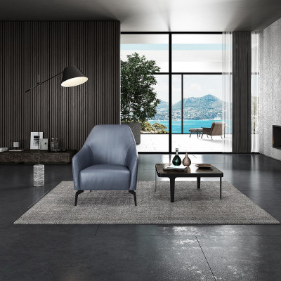 Moderne design fauteuil van leer voor de woonkamer lounge luxe design meubels