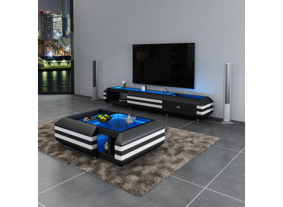Sideboard Leder RTV verlichte woonkamer meubels Designer tv-meubel