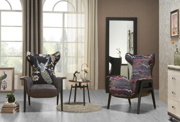 Fauteuil ontwerp slaan Ontspan Club Lounge Fauteuil Bekleding Stof Textiel