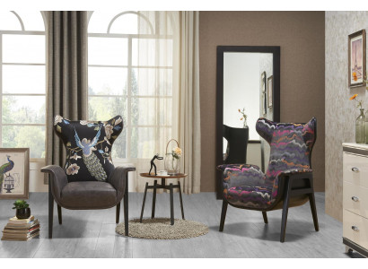 Fauteuil ontwerp slaan Ontspan Club Lounge Fauteuil Bekleding Stof Textiel