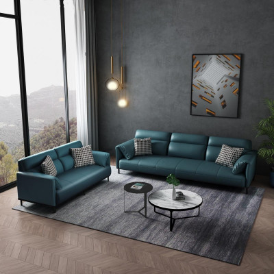 Sofa 3-zits leren bankstel bank woonlandschap set design modern zitplaats