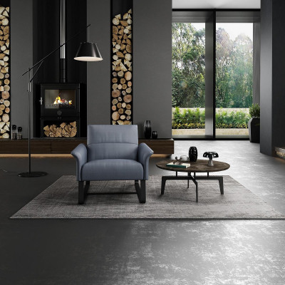 Moderne design fauteuil textiel woonkamer lounge luxe designmeubels stoelen nieuw.