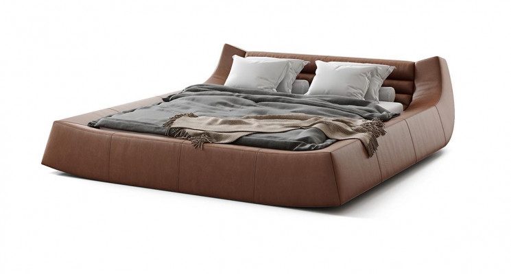 Ontwerper Bed Dubbele Bedden Modern Hotel Lederen Stoffen Tweepersoonsbed