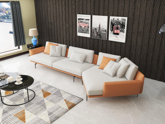 Hoekbank L-vorm Stoffen Bank Woonlandschap Set Ontwerp Modern Bank Nieuw Bankstellen