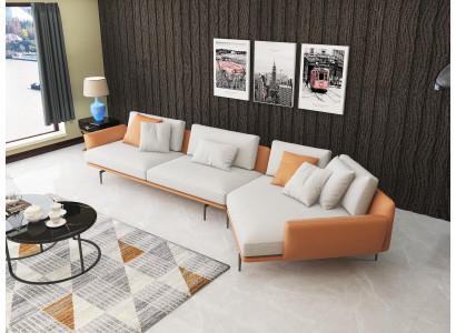 Hoekbank L-vorm Stoffen Bank Woonlandschap Set Ontwerp Modern Bank Nieuw Bankstellen