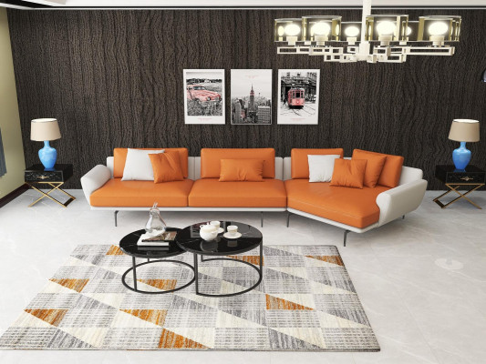 Hoekbank L-vorm Stoffen Bank Woonlandschap Set Ontwerp Modern Bank Nieuw Bankstellen