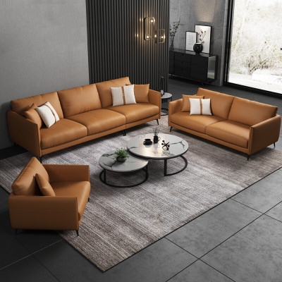 Bankstel 3+2+1 zits leren bank bankstel woonlandschap set design modern