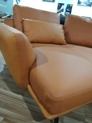 Hoekbank L-vormige woonkamer bankstel bank bekleding leer stof sofa's