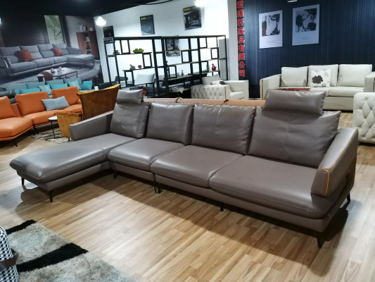 Hoekbank Hoekbank Bank Bekleding Hoek Bank Leer Luxe Woonkamer Hoekbankstel