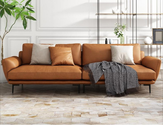 Bekleedde bankstellen Stof Luxe woonkamerbankstel 3+2+1 set Bankstel leer