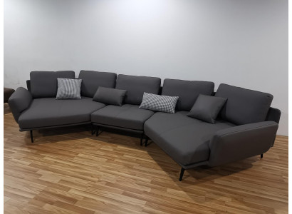 Hoekbank L-vormige woonlandschap bank bank gestoffeerde banken set leren bank banken