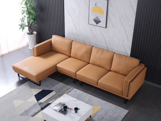 Eckbank Design Hoekbank Woonkamer Meubels Moderne Leren Bank