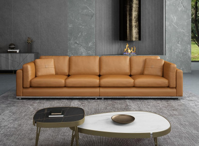 Bankstel 4-zits bankstellen Luxe gestoffeerde bankstellen Leren bankstellen Luxe design bank Nieuwe bank