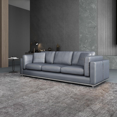 Bankstel 4-zits bankstellen Luxe gestoffeerde bankstellen Leren bankstellen Luxe design bank Nieuwe bank