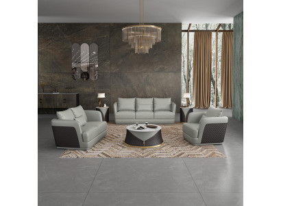 Bankstel 3 1-zits set Designbank Gestoffeerde bank Couch Moderne meubelsets