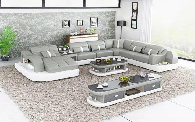 Ontwerpbank compleet set garnituur bekleding hoekbank hoekbank bank dressoir